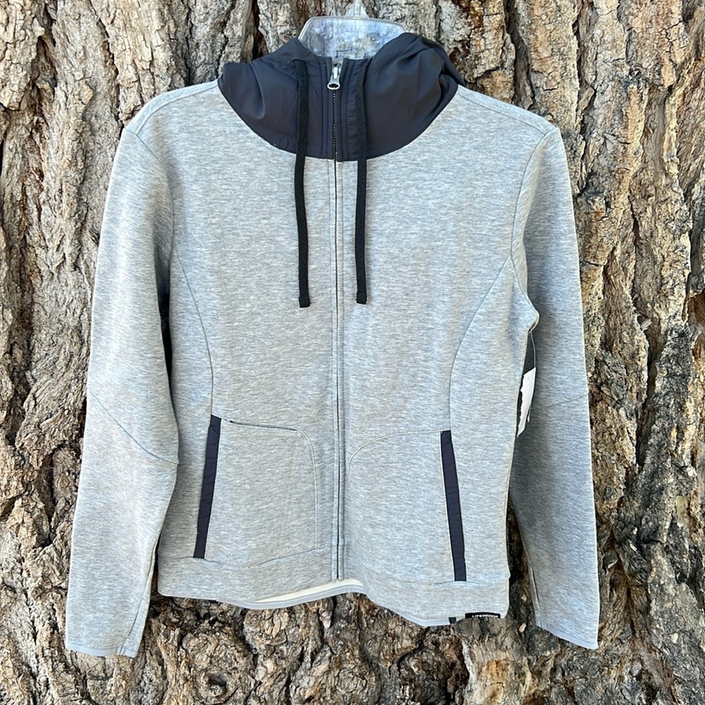 - LIFEPROOF Heather gray zip down hoodie